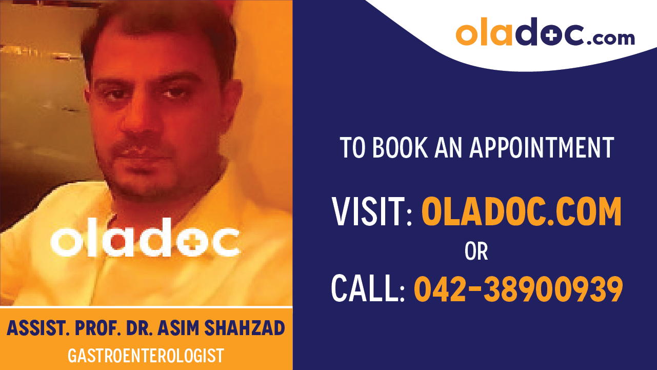 Book appointment with Dr.Asim Shahzad-best Gastroenterologist in Rawalpindi
